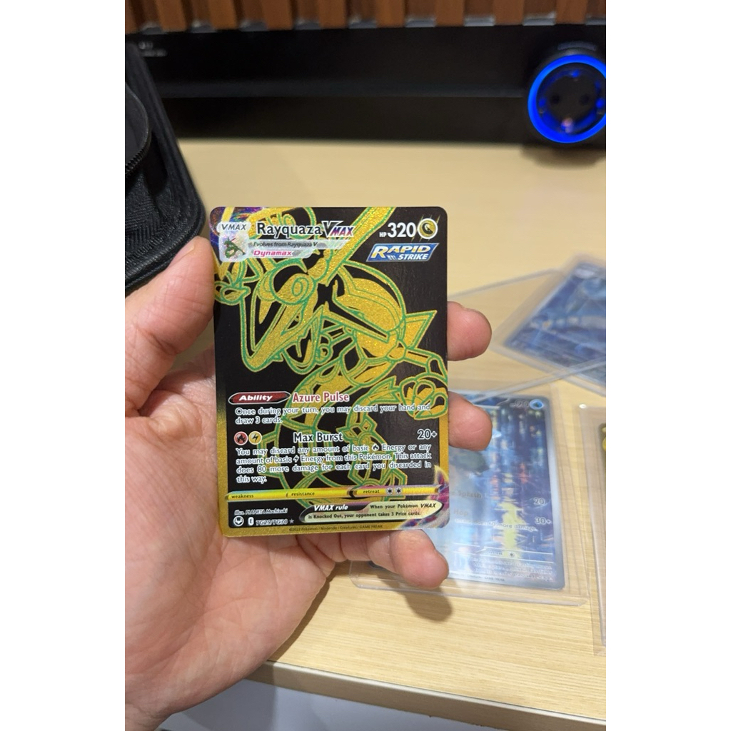 Rayquaza Vmax inggris Tcg Pokemon