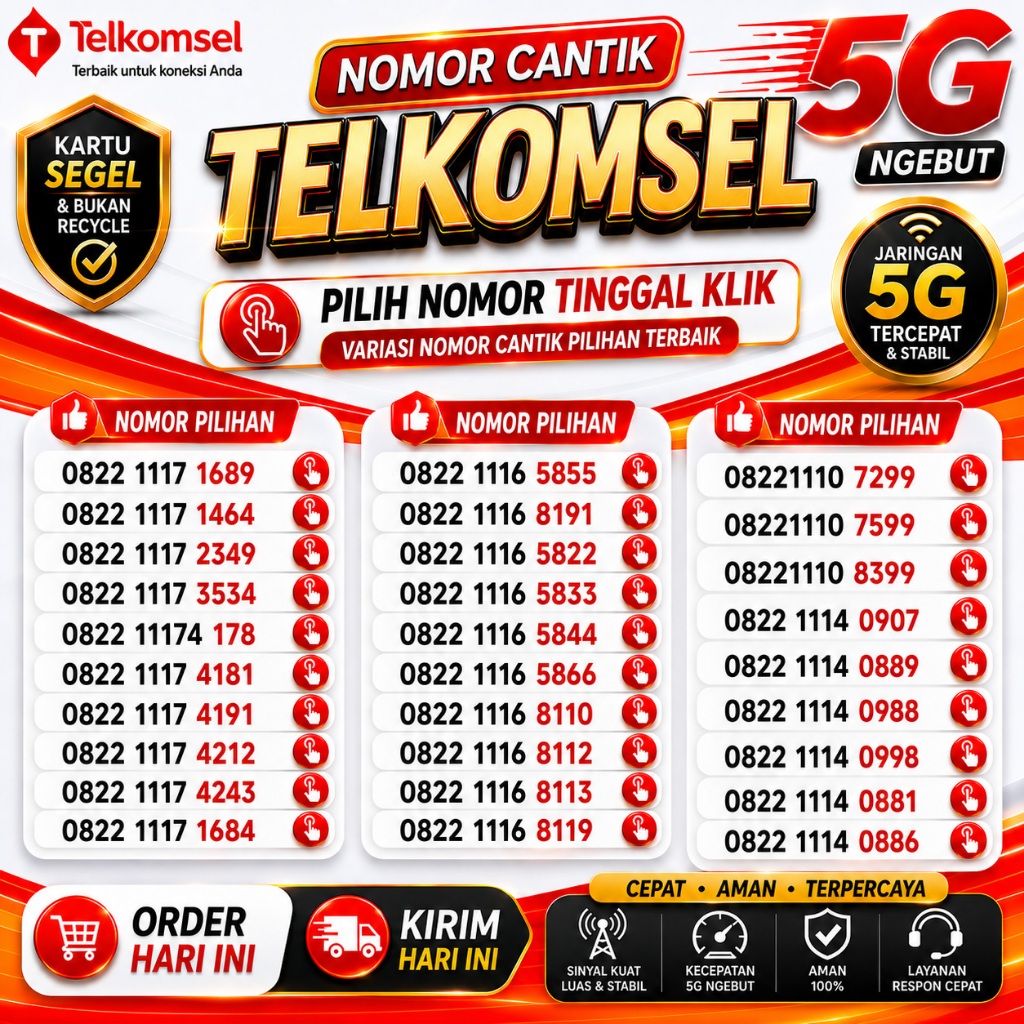Pilih Nomor Cantik Telkomsel Simpati Kartu Perdana