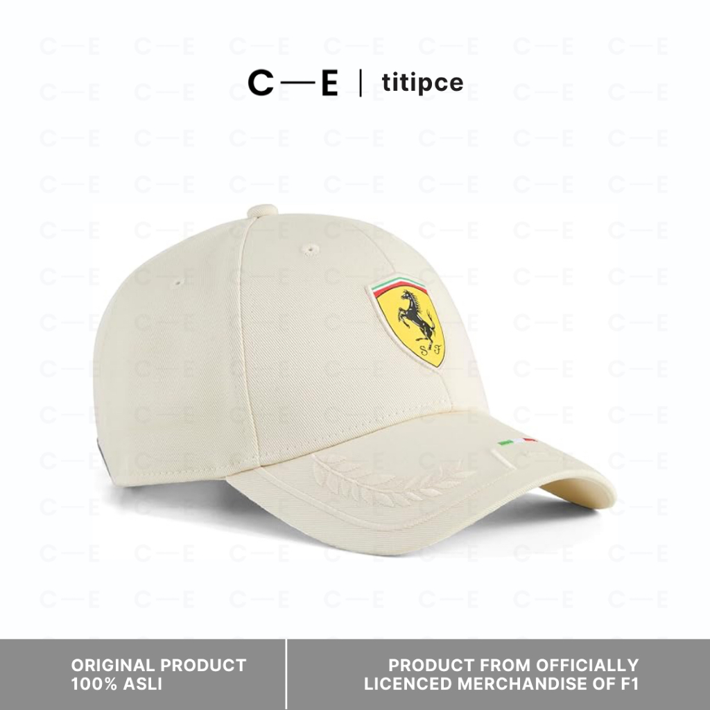 PUMA Scuderia Ferrari F1 Italian Stripe Cap - White Unisex