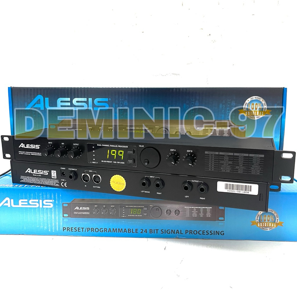 Effect Vokal Alesis Microverb 4 Original Made in USA Kuping Besi Alesis Microverb4 Bagus Murah ( Bis