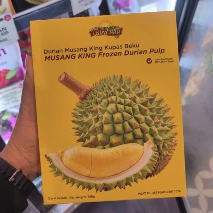 Durian Musangking Kupas Beku / Buah Durian Musang King Frozen Durian Pupl / Pack