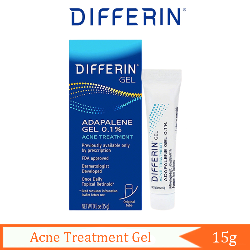 Differin Acne Treatment Gel/Differin Adapalene Gel 0.1% Acne Treatment 15g