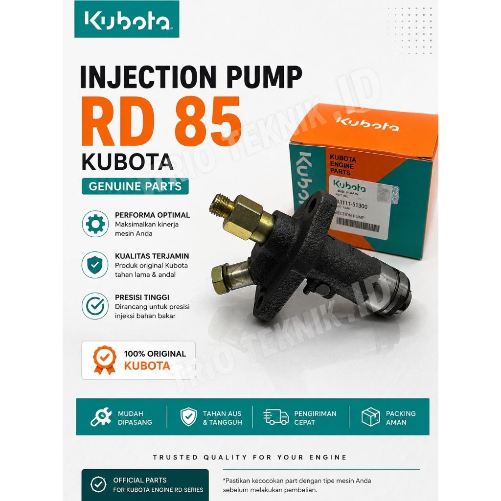 fuel injektor pump RD85 Assy bospom gaspom/minyak pompa solar kubota RD85
