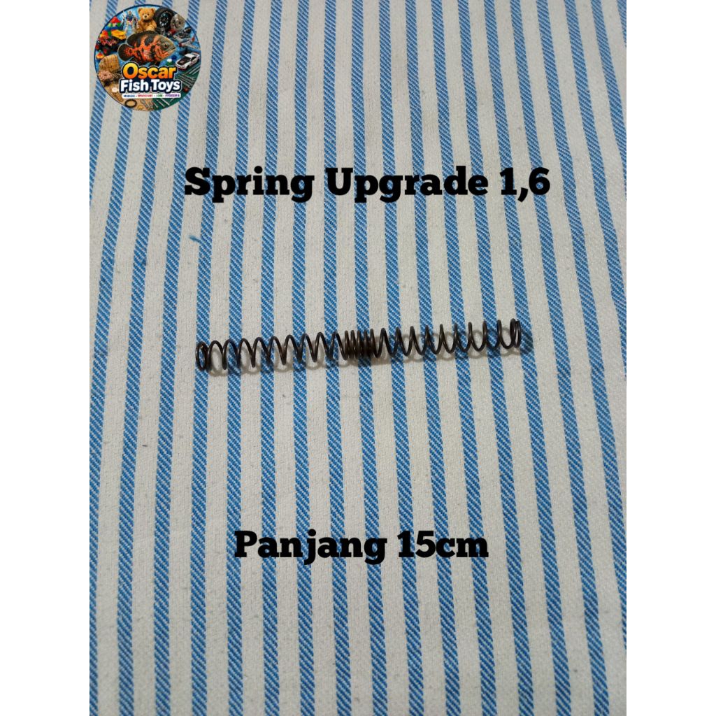 Spring Baja 1,6 / Panjang 15cm / OD 14 / ID 10,7 / cocok untuk spring M416 dan M790