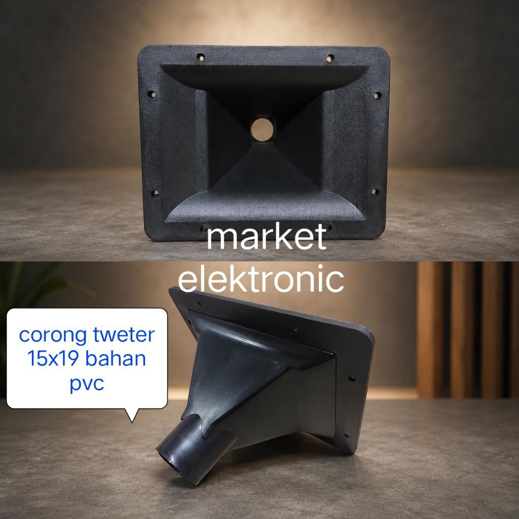 Horn Tweeter 15x19 bahan pvc corong tweter