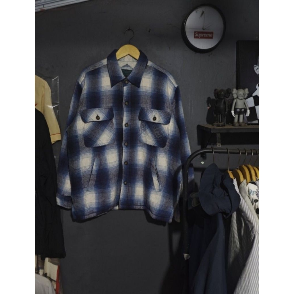 Flanel Jacket Bayleaf Veterano 4 Pocket Wool Sherpa