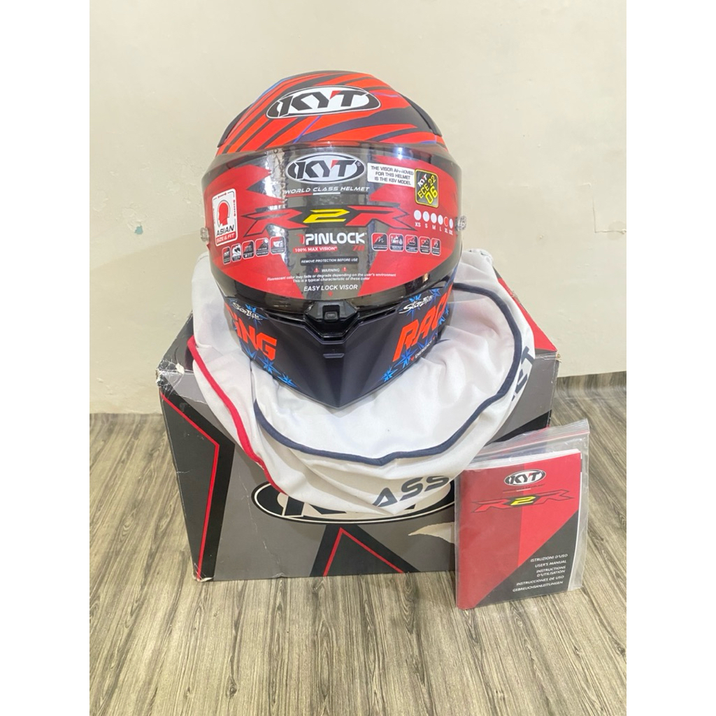 Helm Full Face Kyt R2R Fernandez 2022 Replika