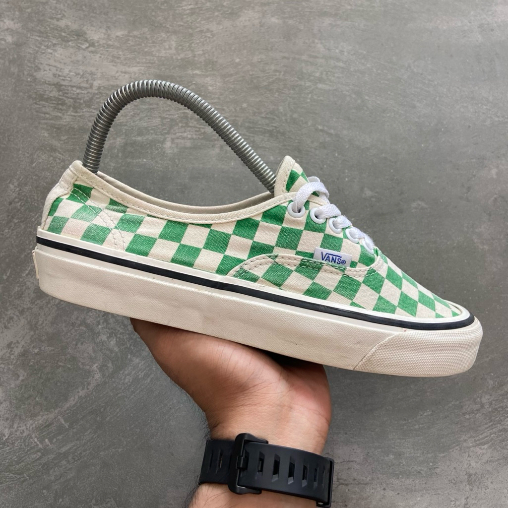 [Size 39] Vans Authentic 44 DX ‘Anaheim Factory - Emerald Checker’ (VN0A54F241H) Second Original Kon