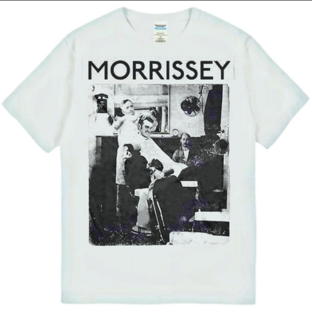 TSHIRT MUSIC KAOS BAND MORRISSEY - BARBERSHOP
