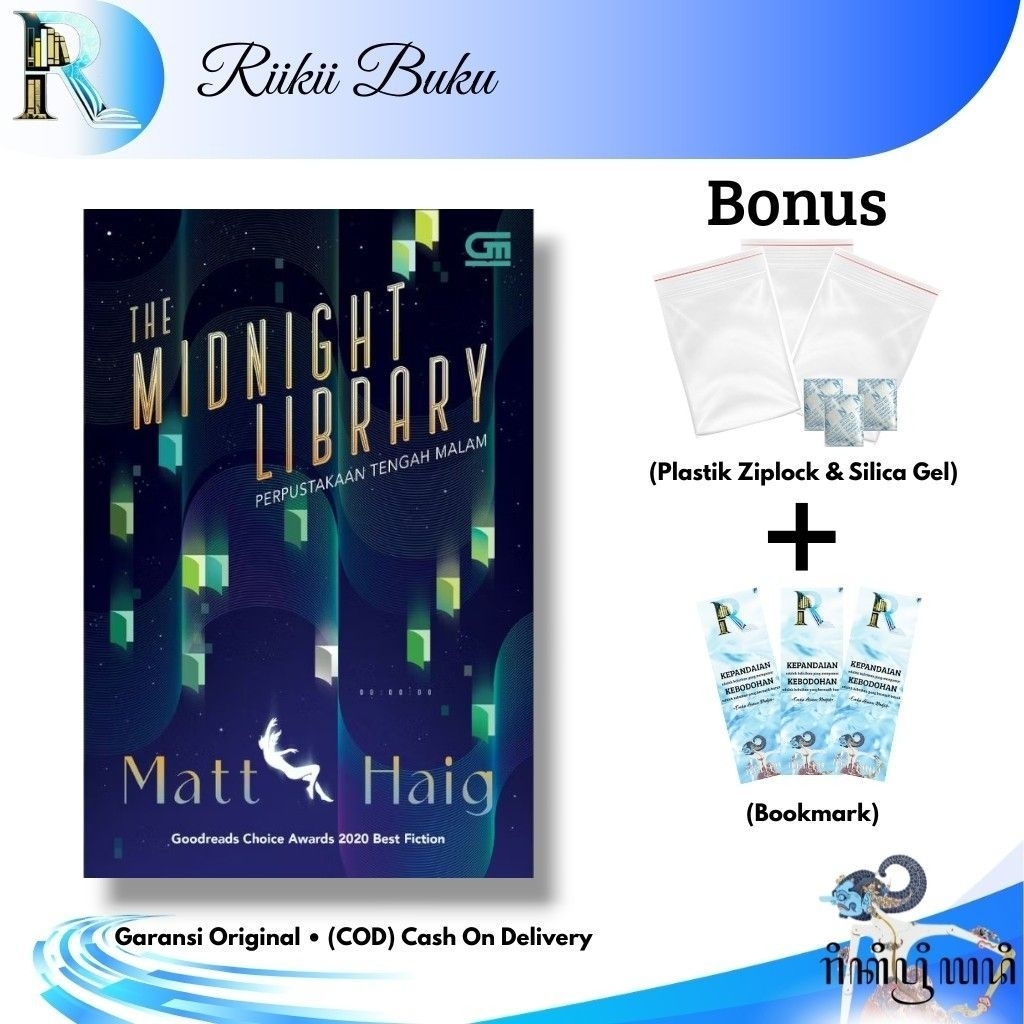 Buku Preloved The Midnight Library (Perpustakaan Tengah Malam) - Matt Haig