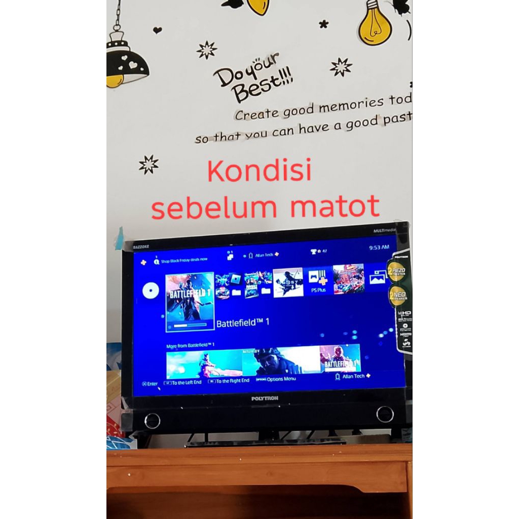 TV Polytron minus tidak nyala
