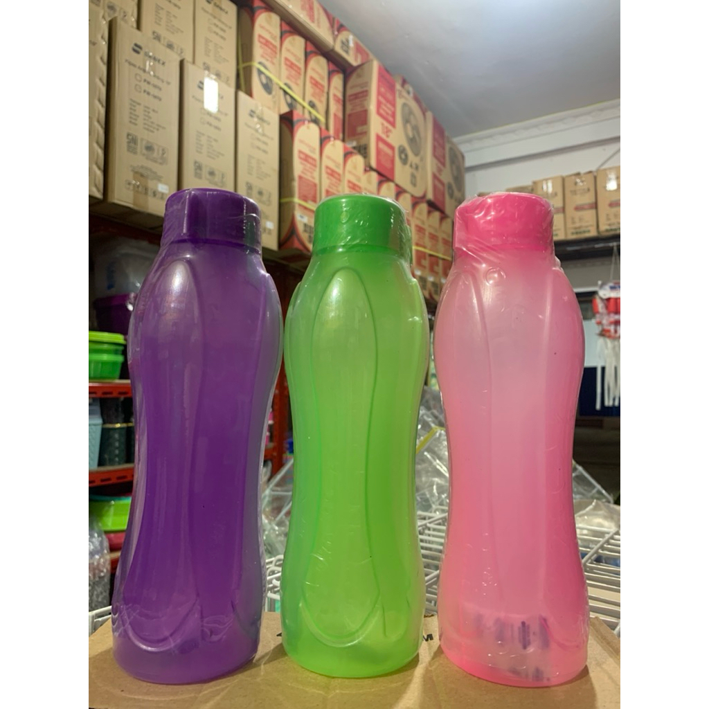 Botol Minum Plastik Kulkas Transparan Botol Air Bekal Olahraga Serbaguna