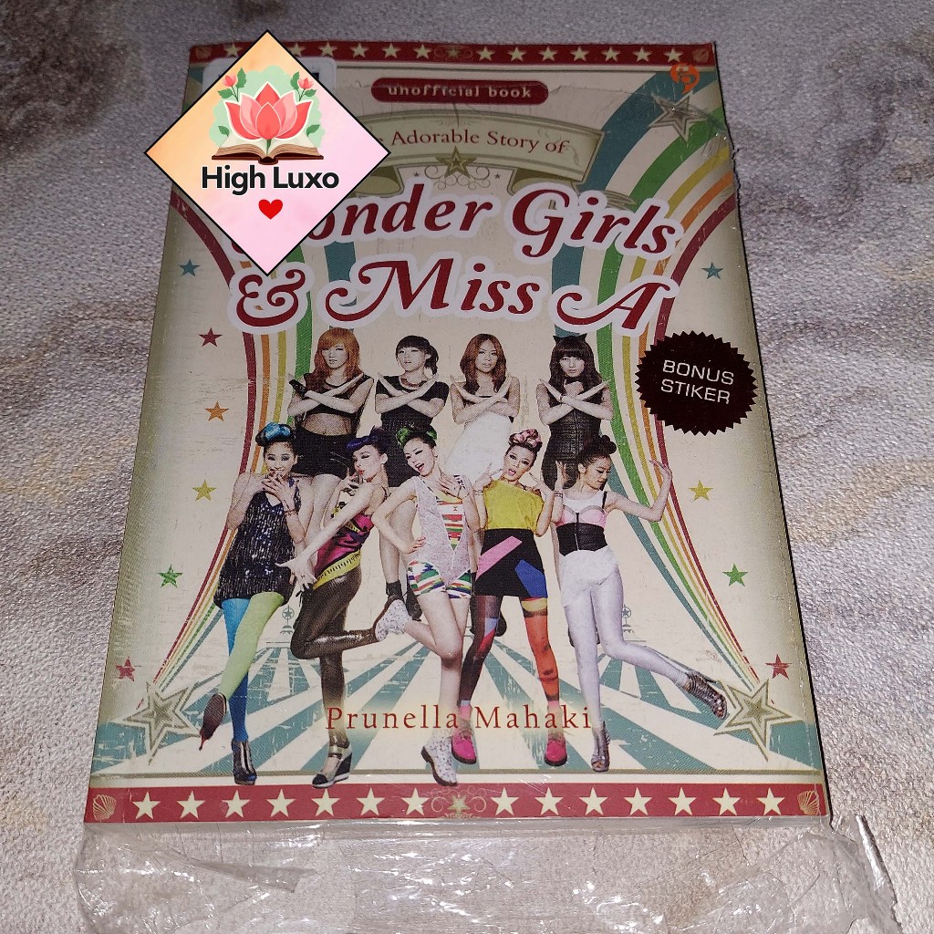 Buku The Adorable Story Wonder Girls Miss A Book Original Brand New Kpop Korea Idol Bahasa Indonesia