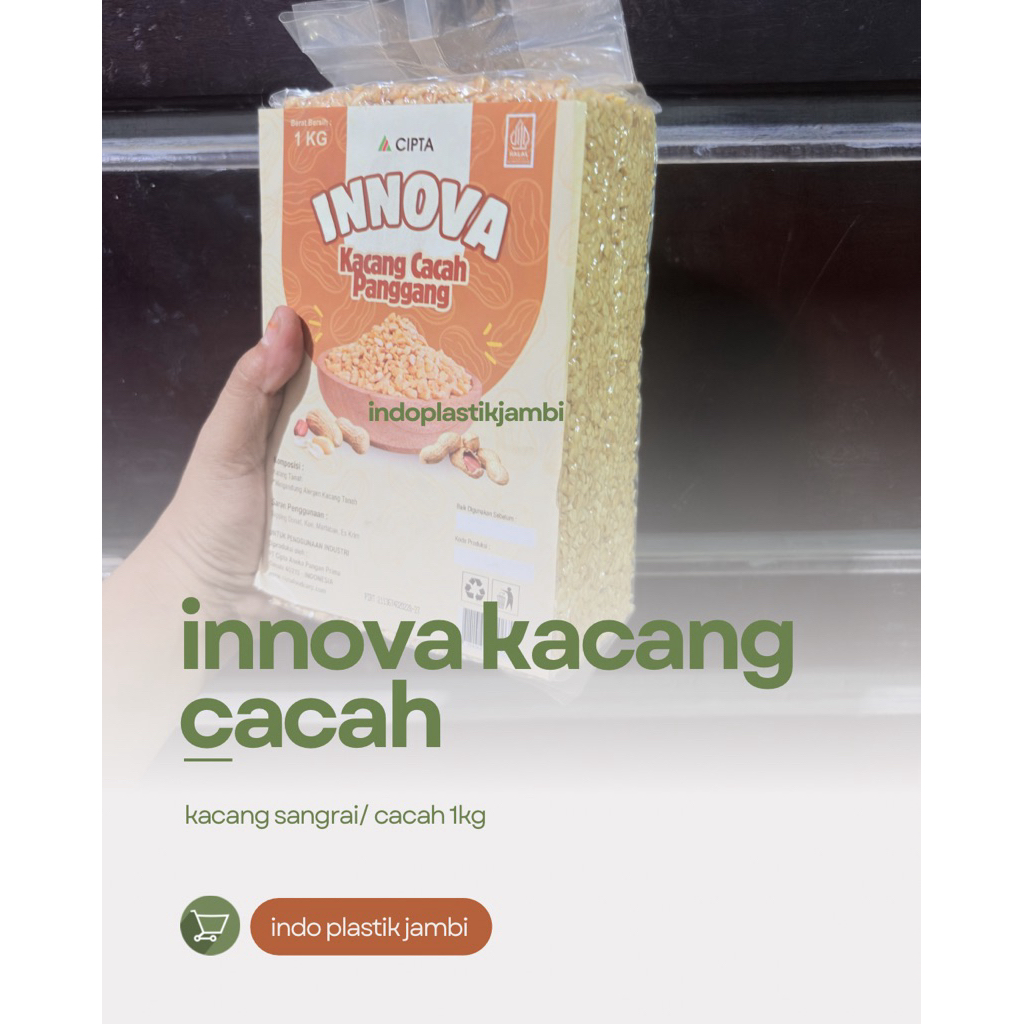 kacang sangrai innova / kacang sangrai 1kg / kacang cacah