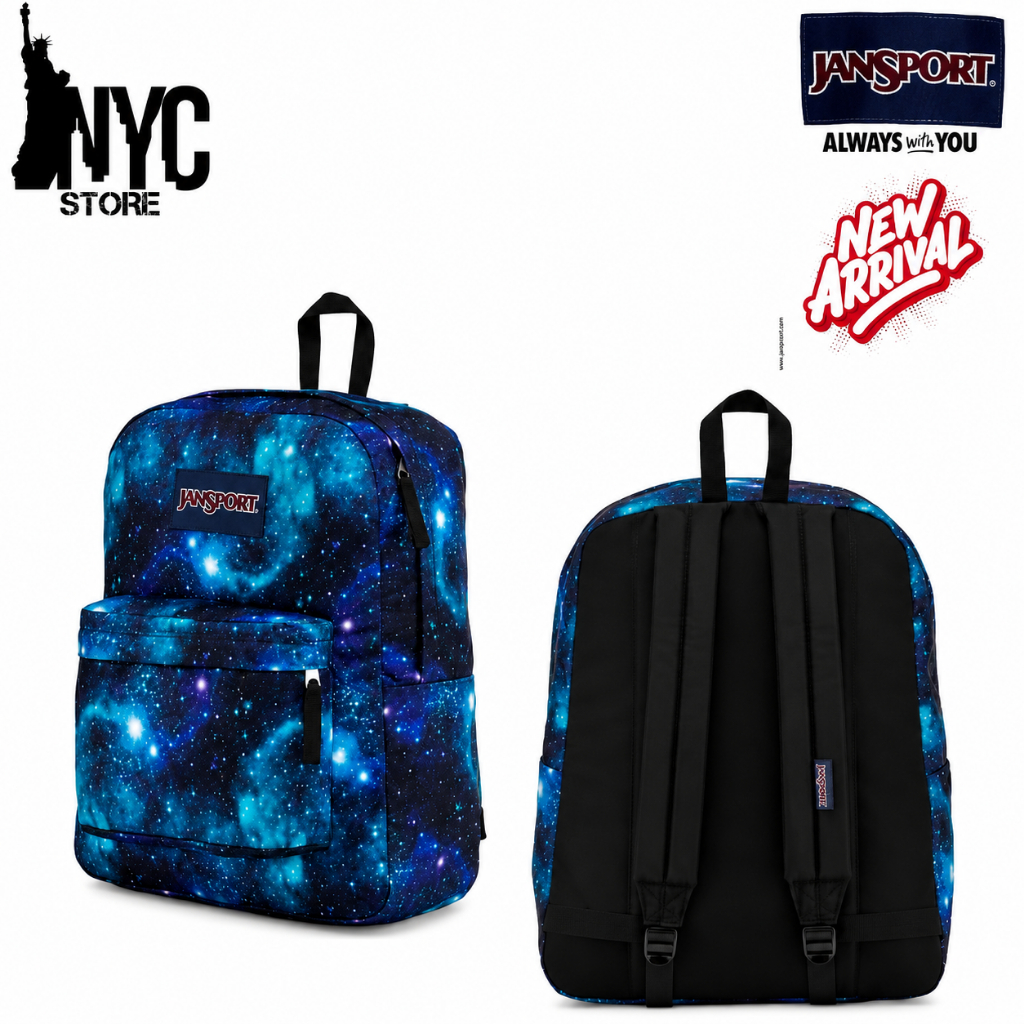 [READY/COD]Jansport Superbreak Galaxy Large Backpack / ransel kuliah kerja sekolah besar - WATER RES