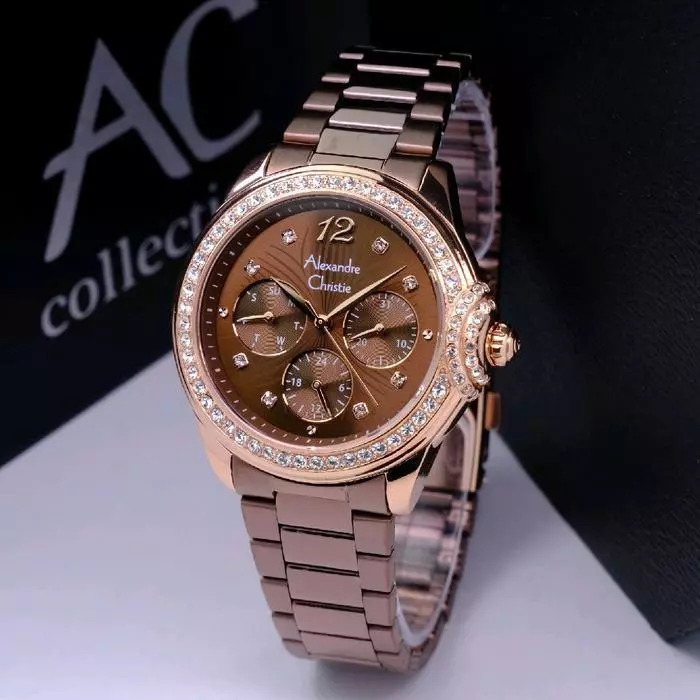 ORIGINAL JAM TANGAN ALEXANDRE CHRISTIE WANITA AC GARANSI RESMI ALEXANDER CRISTIE  B8 MS2 6564 2C13