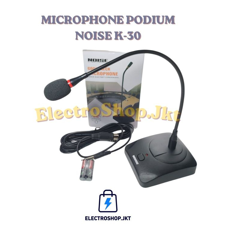 MIC MEJA NOISE K30 K 30 / MICROPONE MEJA  K30 / MIC CONDENSER / MIC PODIUM SH