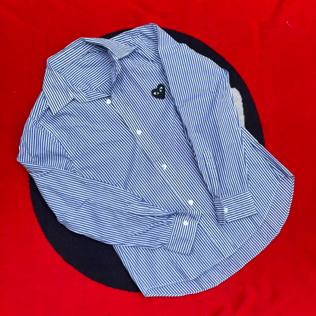 Comme Des Garcons CDG kemeja lengan panjang