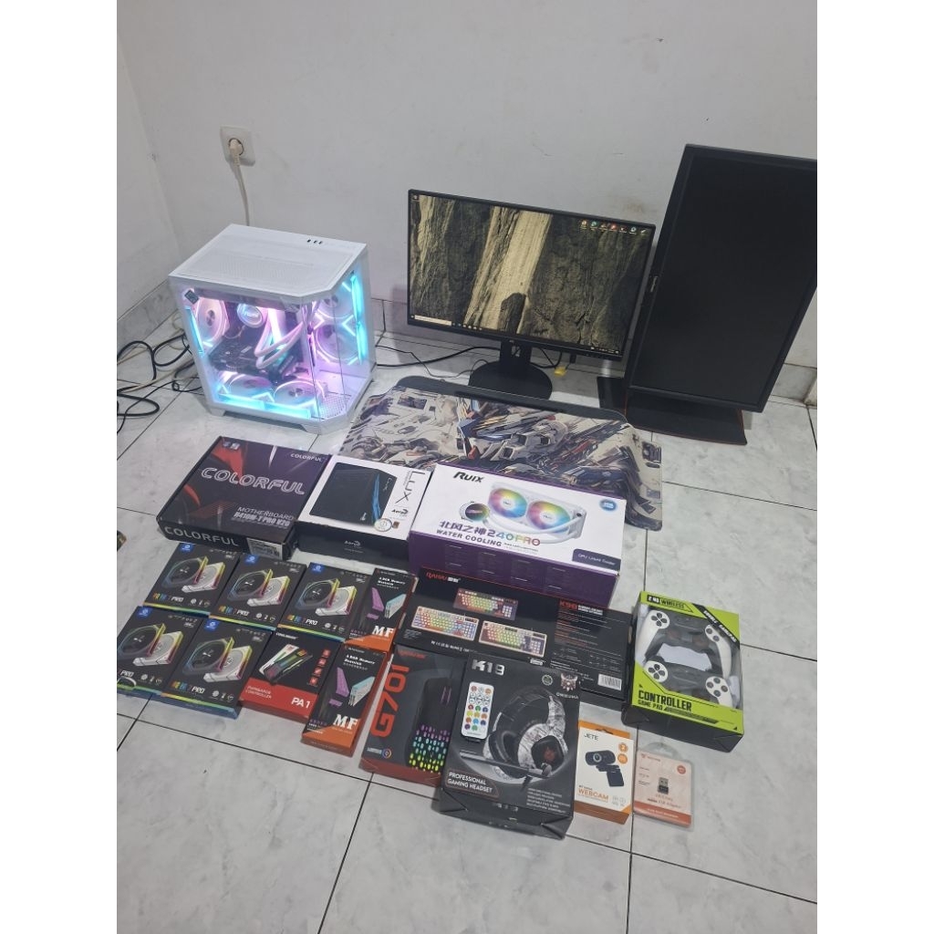 TERMURAH BARU Bs Kredit Pc Gaming Pc Editing Pc Rakitan Pc Fullset Pc Streaming live core i3 gen 10 
