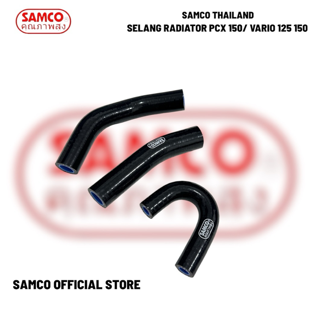 Samco - Selang Radiator Vario 125 150 Old New PCX Original Samco Thailand Black Series