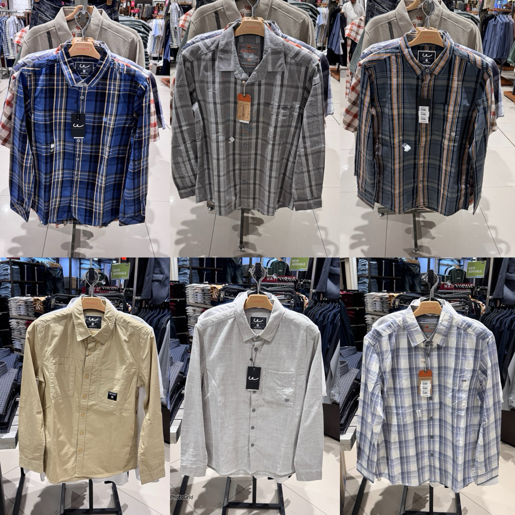 WATCHOUT - SALE Kemeja Lengan Panjang Pria (S-XL)