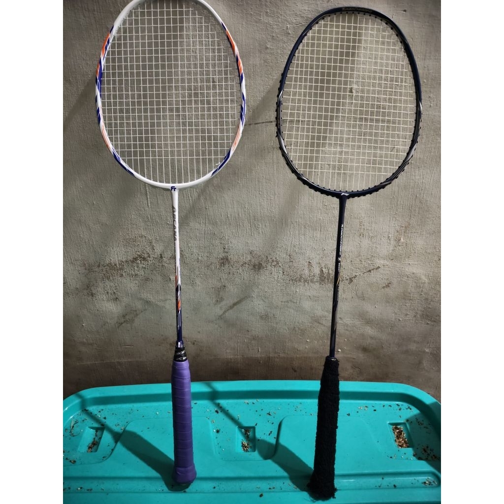 Raket Badminton Second lining turbo charger Z Boost dan Felet Arcana 80