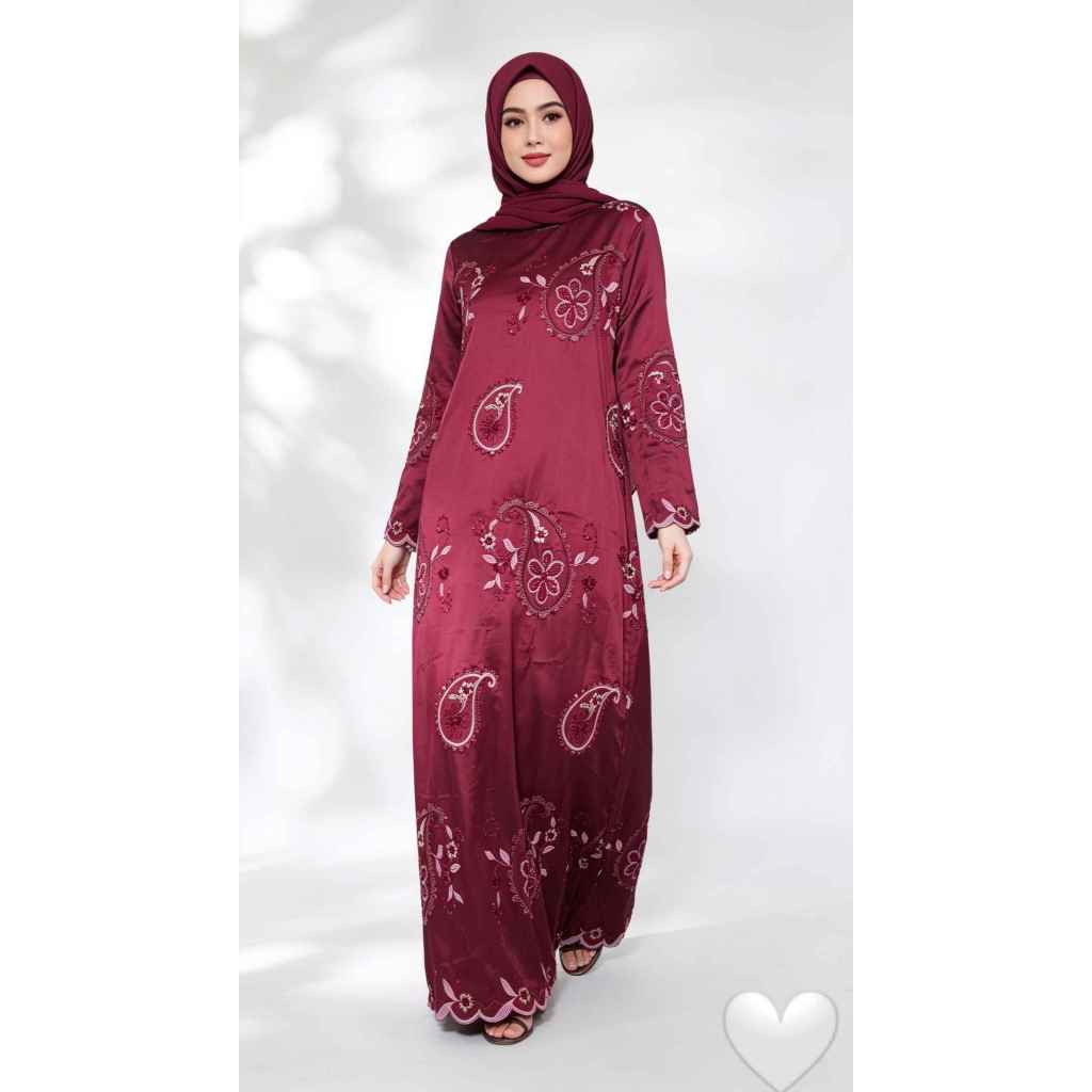 GAMIS PESTA BORDIR LD 98 PB 140 BARU