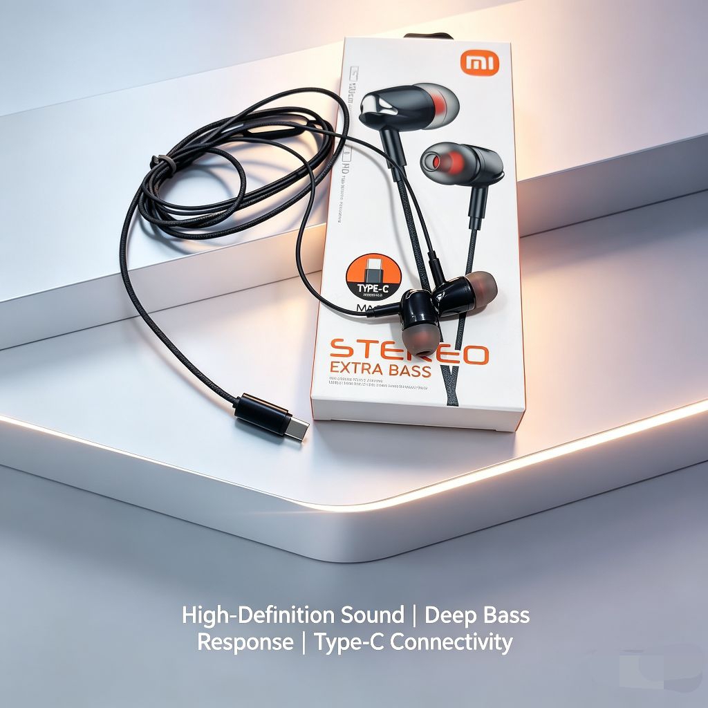 Henset MI, Readme, Realme Type C Full Bass Original Cuality