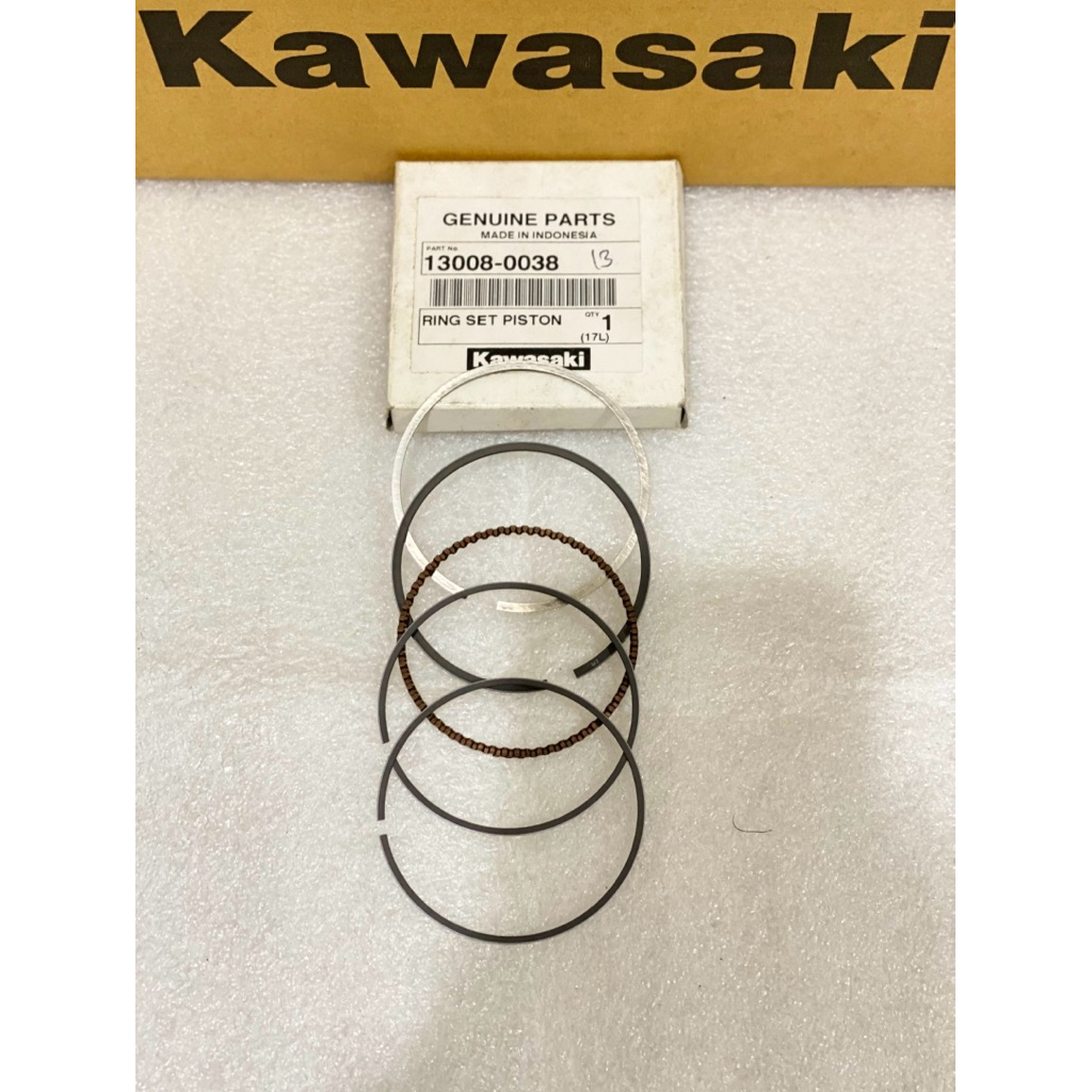 ring seher ring piston set std kawasaki klx 150