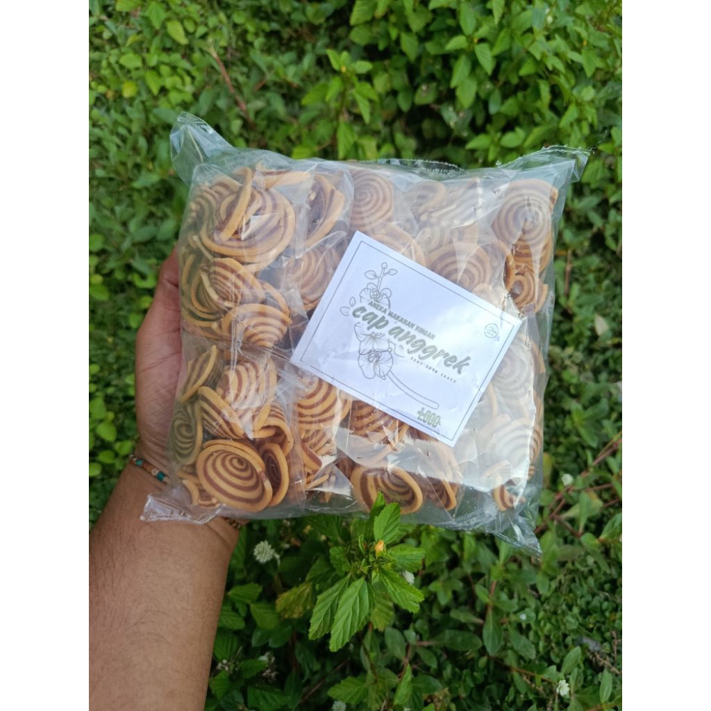 kue kering kuping gajah  renyahh isi 10 / Snack kering /kue kering / camilan manis /camilan kering /