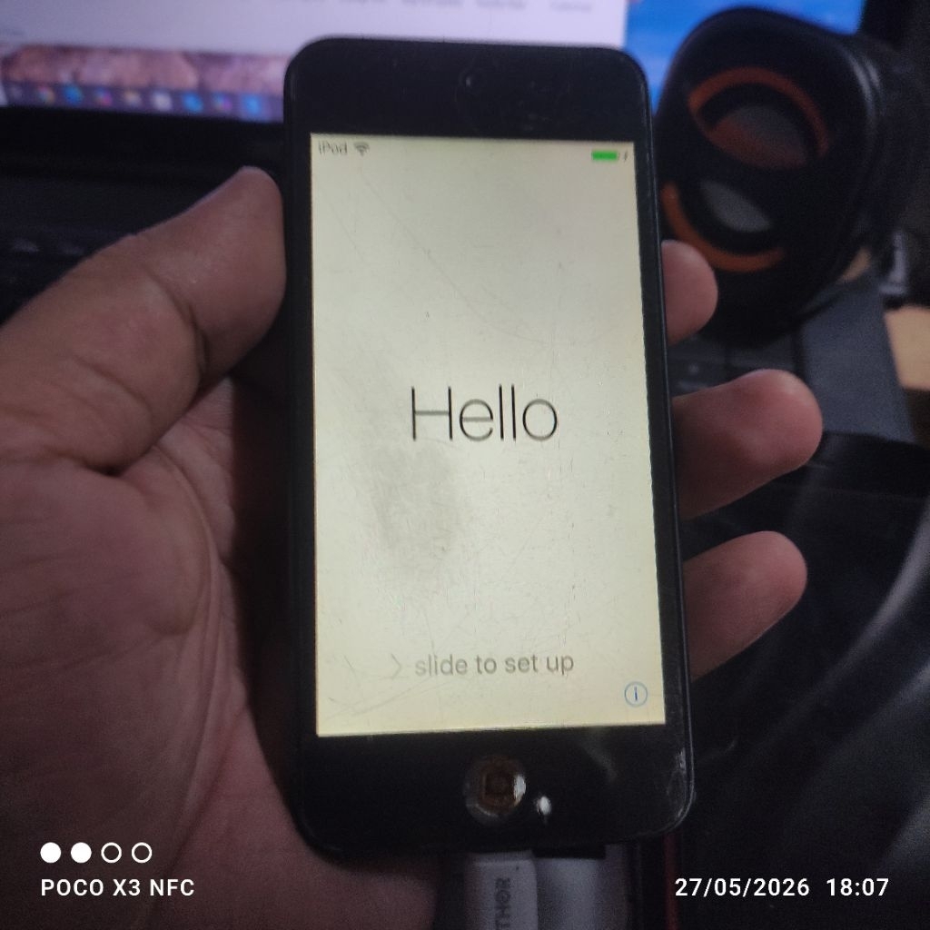 Apple iPod Touch 5th 32GB Hello tidak masuk menu Jadul Minus cek deskripsi