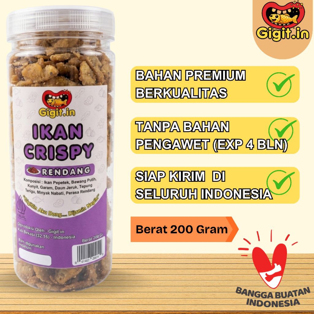 IKAN CRISPY RENDANG/ CRISPY IKAN/ BABY FISH CRISPY/ WADER CRISPY/WADER LAUT CRISPY/ ANAK IKAN CRISPY