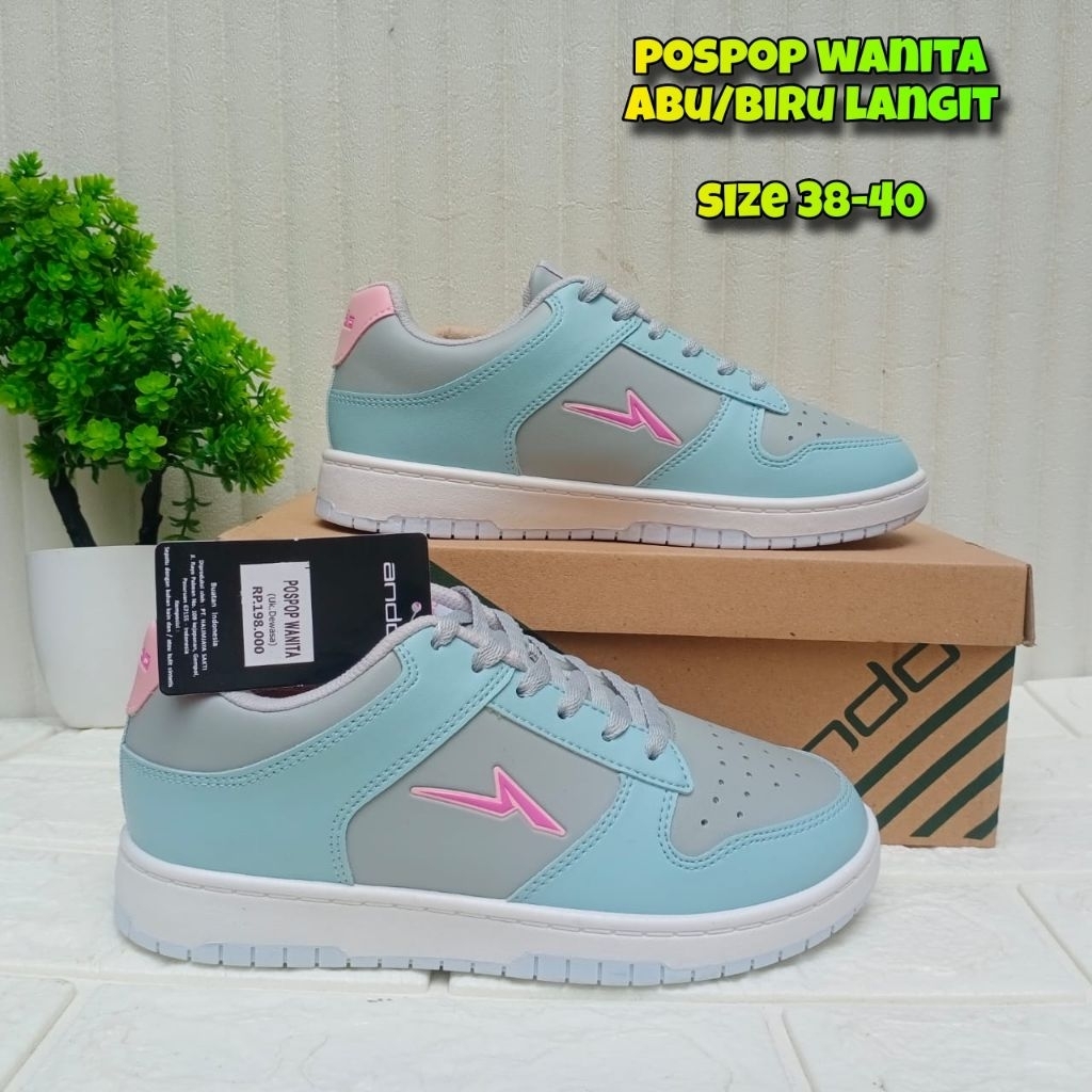 SEPATU OLAHRAGA WANITA ANDO REBECCA SAGA EMILIA NITTA SIZE 37-40/ SNEAKERS WANITA /SEPATU SPORT GOWE