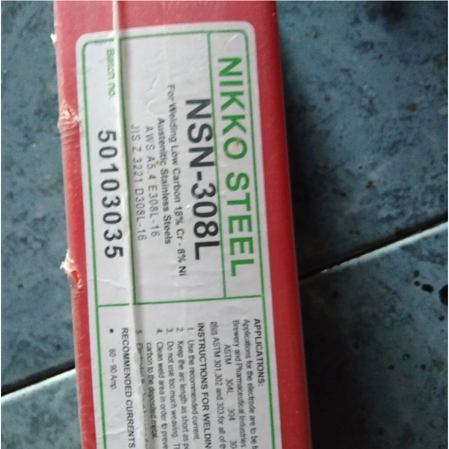 Nikko Steel TIG NSN308LR / Kawat Las Argon NSN 308 LR