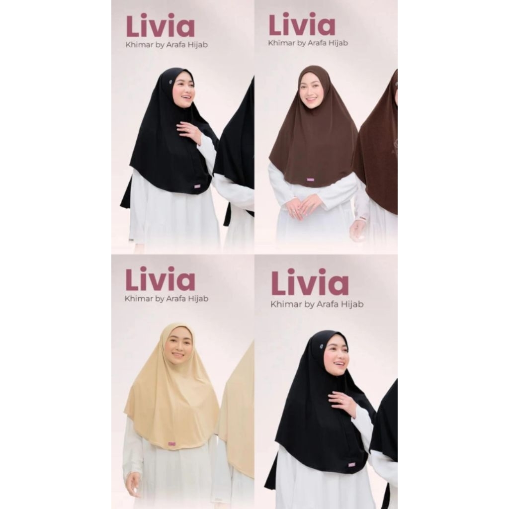 Bergo Khimar Livia Arafah hijab