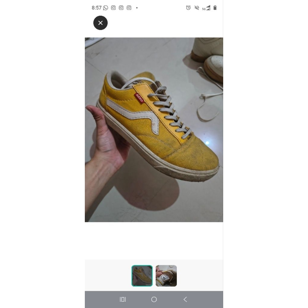 aerostreet massive gum kuning size 45