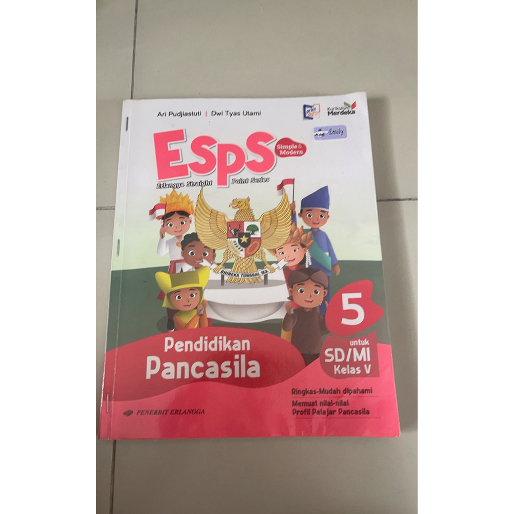 ESPS buku erlangga ppkn kelas 5 SD