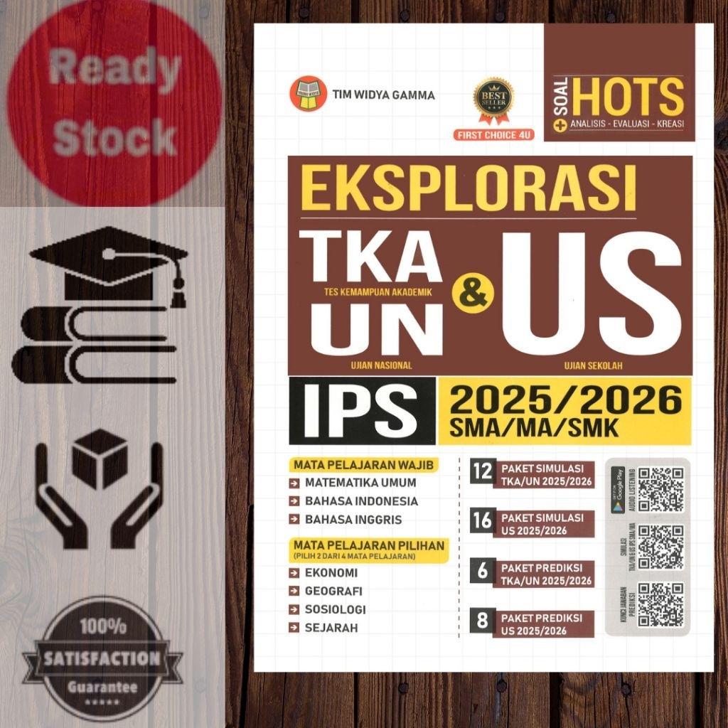 Tim Widya Gamma Eksplorasi TKA & UN IPS 2025/2026 SMA/MA/SMK Soal HOTS Matematika Bahasa Indonesia B