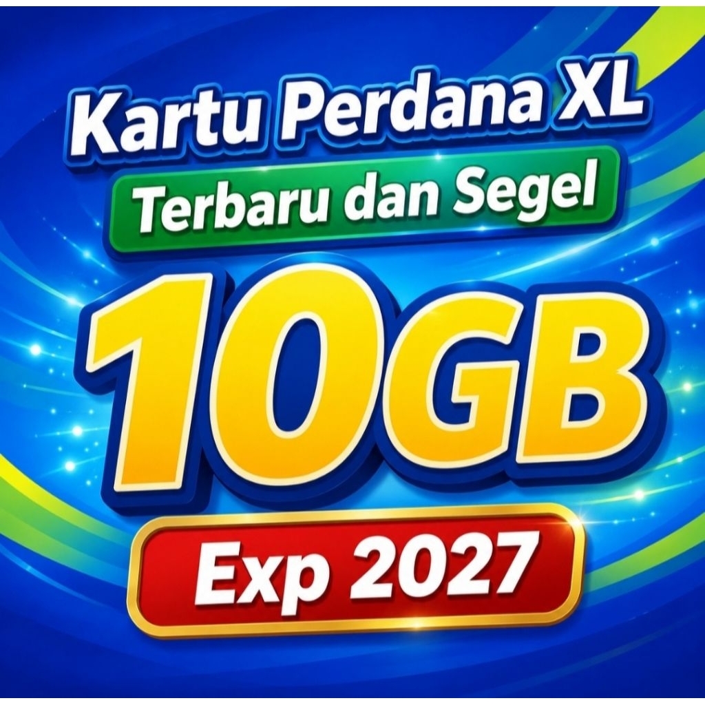 Perdana XL 10Gb Segel, Exp Mei 2027