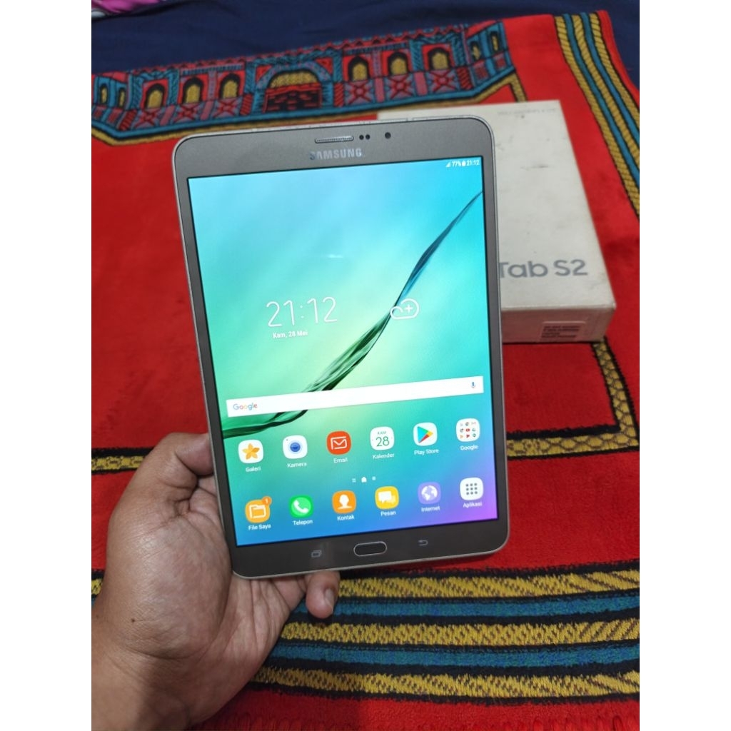 samsung tab s2 bagus 4G sim lengkap fulset mulus 8in tablet bekas murah nett