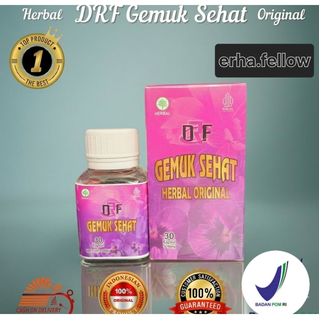 DRF GEMUK SEHAT/Penggemuk BADAN/30capsul