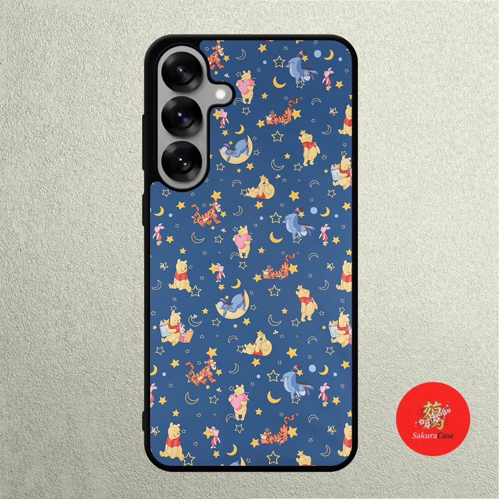 Case SAMSUNG A57 A56 A37 A36 A50 A50 A51 A52 A53 A54 A55 Rubber Softcase Winnie Pooh Pattern