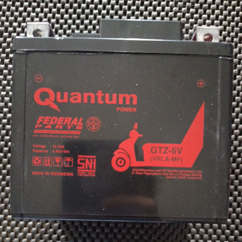 AKI QUANTUM FEDERAL GTZ-6V ORIGINAL