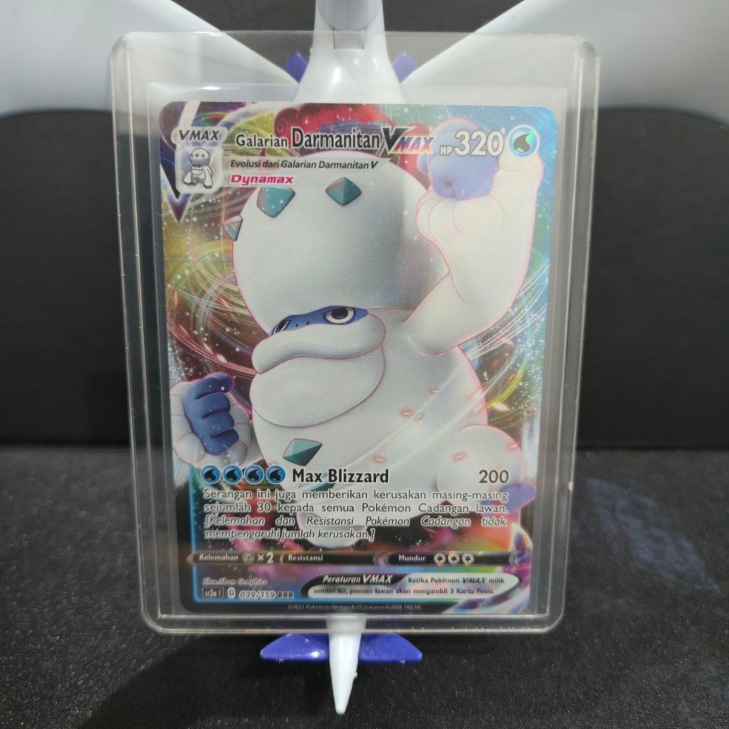 Galarian Darmanitan VMAX RRR 039/159 Pokemon IND - Koleksi VMAX Berkilau