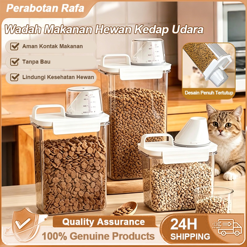 [COD] Pet Food Storage Tempat Makan Kucing  Toples Makanan Kucing