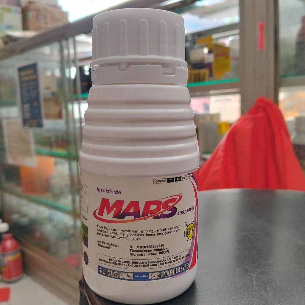 insektisida mars 250 ml Tiametoksam 200gr/L dan Klorantraniliprol 100gr/L virtako alika