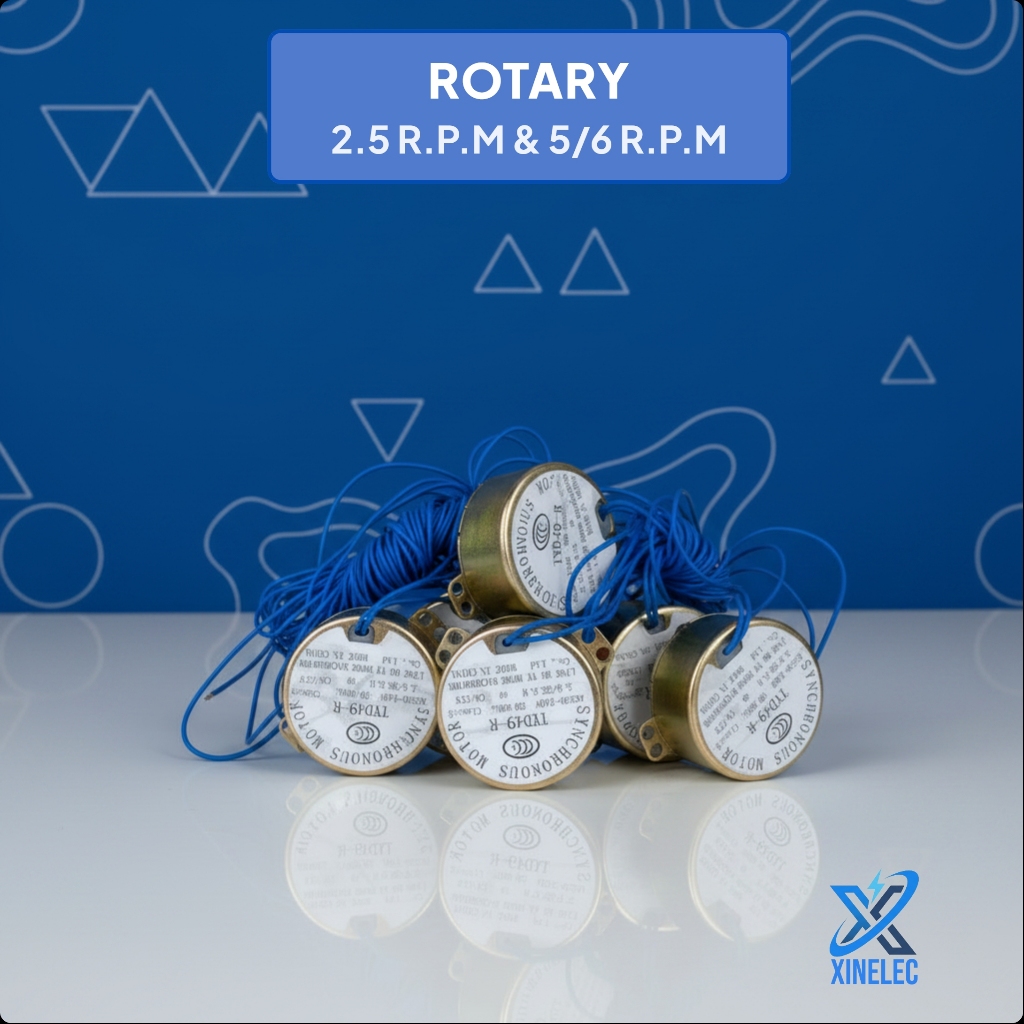 DINAMO MOTOR ROTARY SWING KIPAS ANGIN 2.5 RPM & 5/6 RPM UNIVERSAL