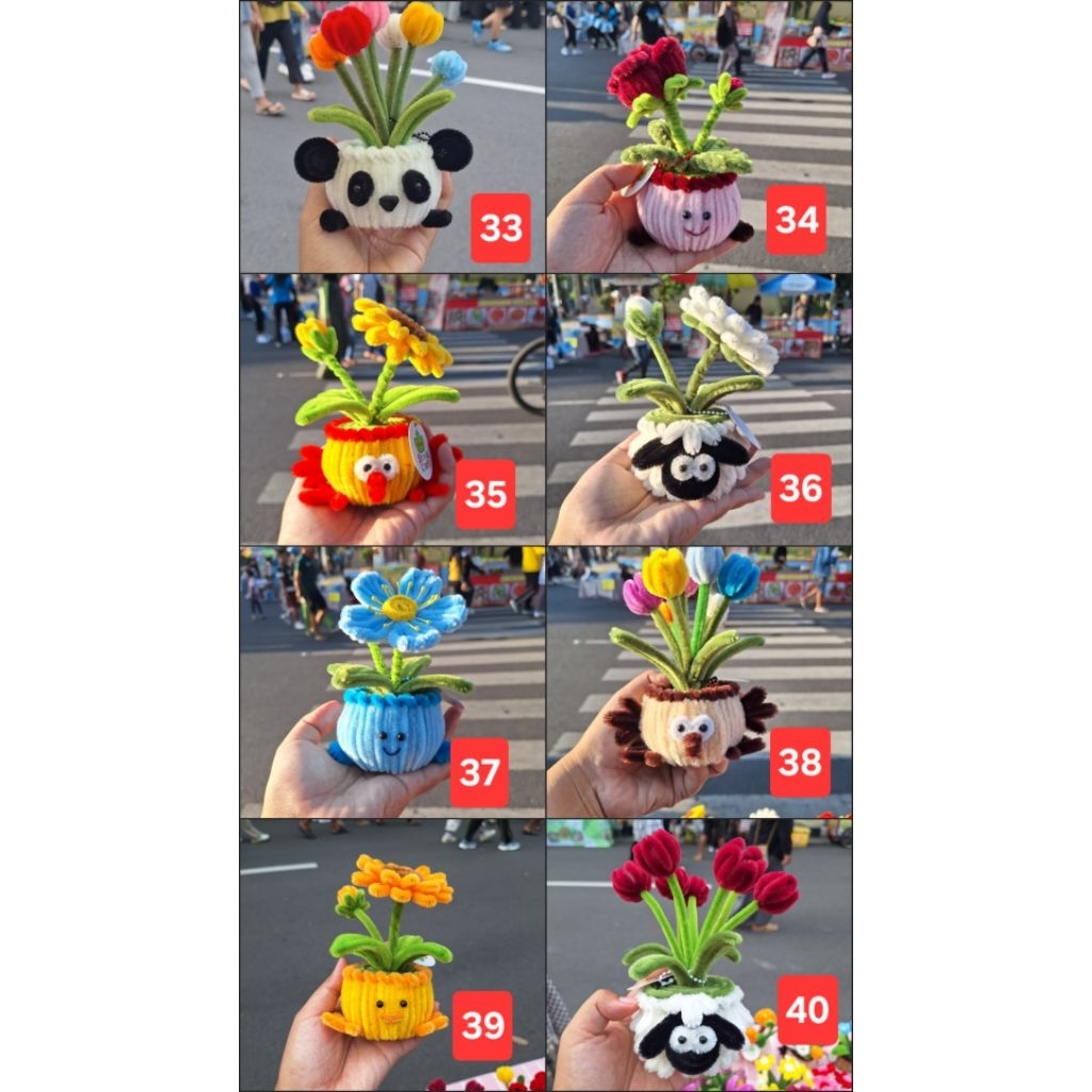 HARGA GROSIR POT BUNGA KAWAT BULU PAKET RESELLER