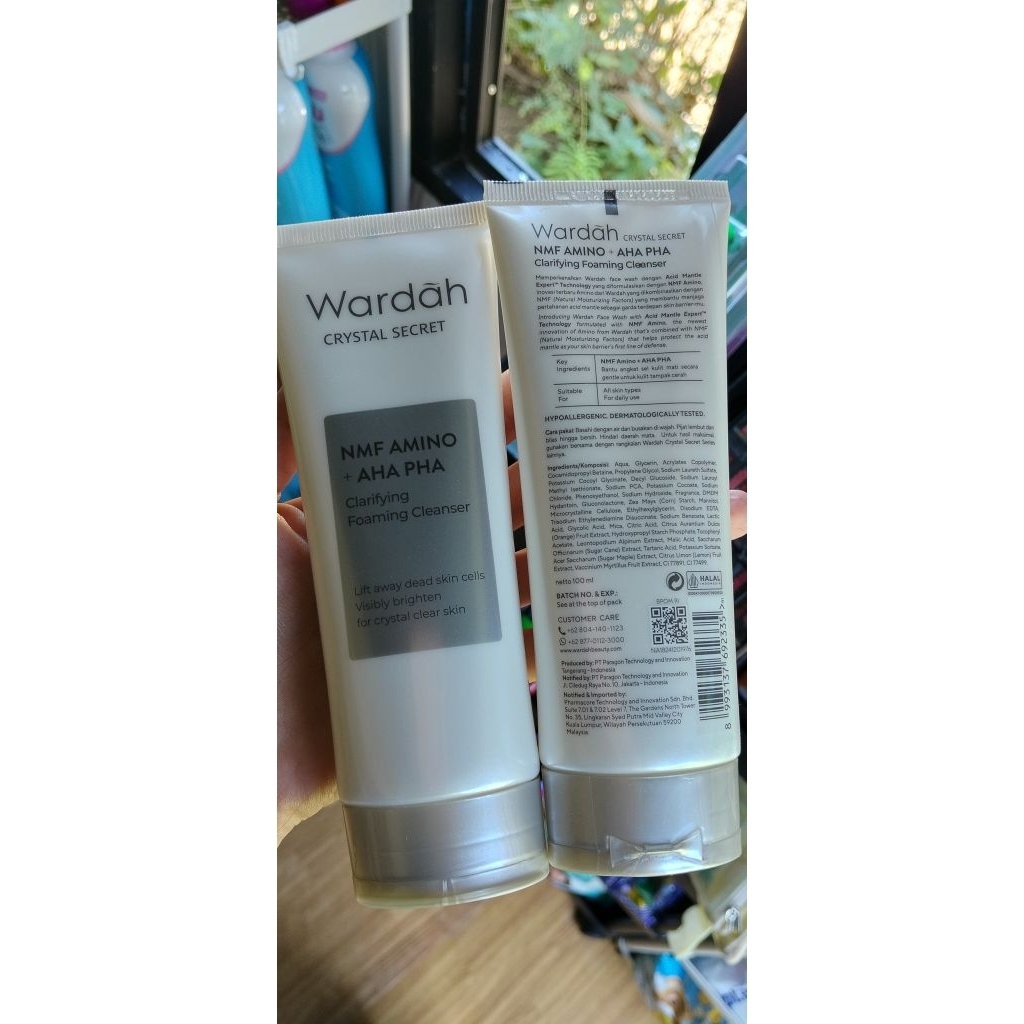 cuci muka wardah