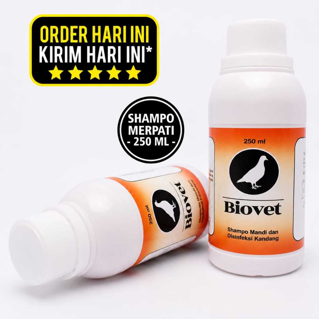 SHAMPO BIOVET VITAREST SAMPO BURUNG MERPATI DARA DISINFEKTAN KANDANG